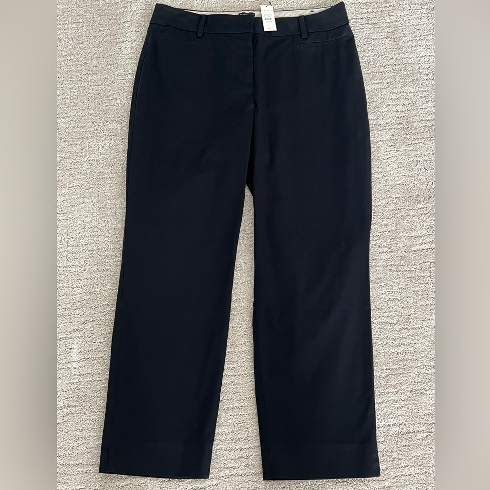 Talbots Black Cropped Pant, Size 4